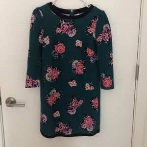 Floral Print Shift Dress